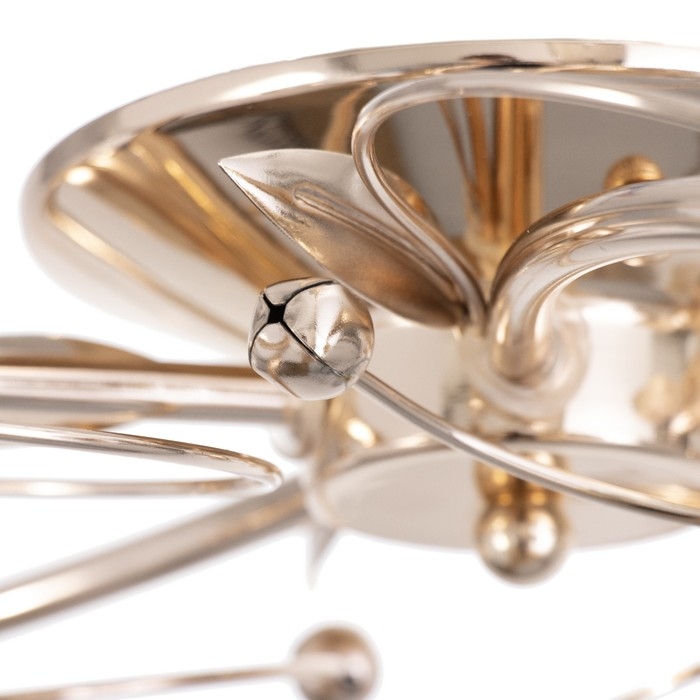 Люстра потолочная Кера 5х60Вт Е14 Золото 56x56x18 см Люстра потолочная Кера 5х60Вт Е14 Золото 56x56x18 см