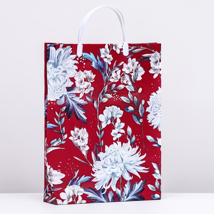 Пакет Пакет "Цветущая Коллекция", мягкий пластик, 40 х 30 х 9 см, 140 мкм