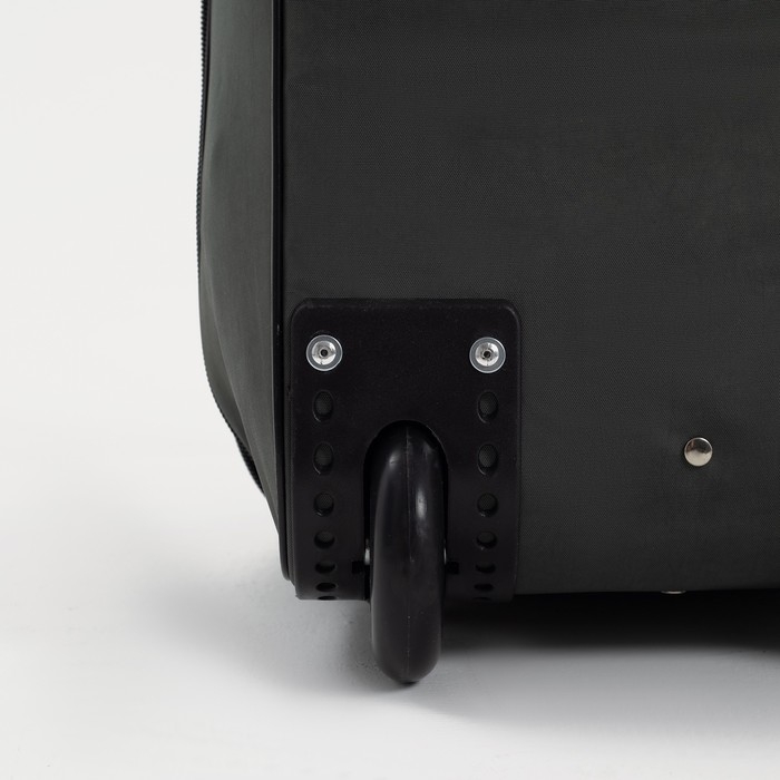 Сумка дорожная на колёсах, отдел на молнии, с увеличением, наружный карман, цвет хаки Сумка дорожная на колёсах, отдел на молнии, с увеличением, наружный карман, цвет хаки