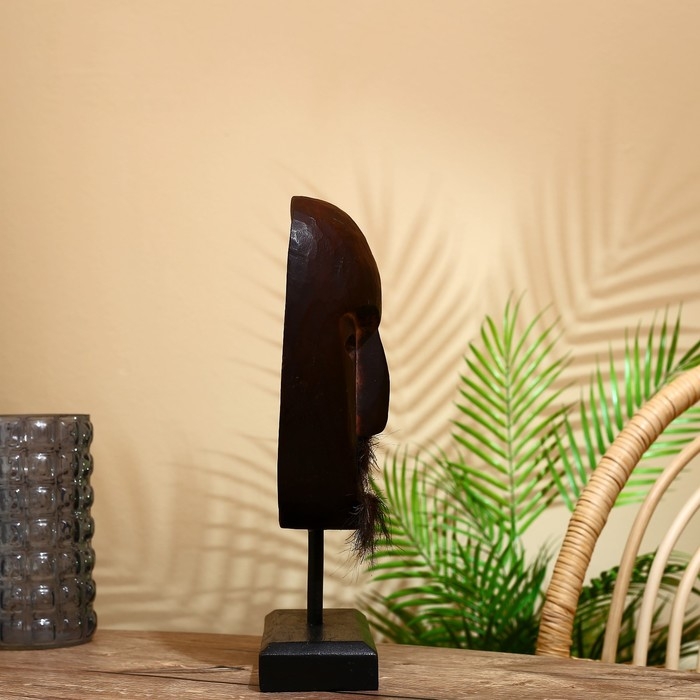 Маска Маска "Оруэл" на подставке, албезия 37 см