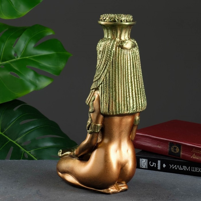 Фигура  Фигура "Клеопатра" медный с золотом, 31х20х12см