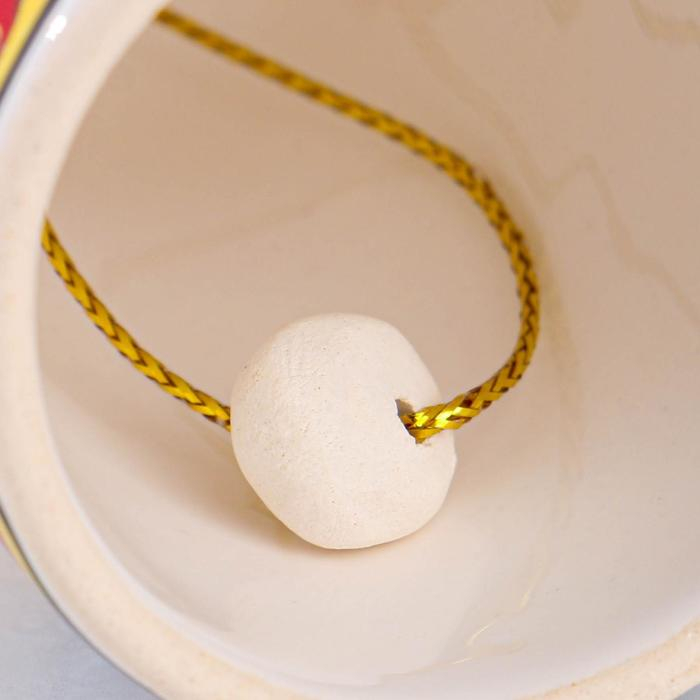 Колокольчик с ручкой  Колокольчик с ручкой "Матрешка" средняя, керамика, микс