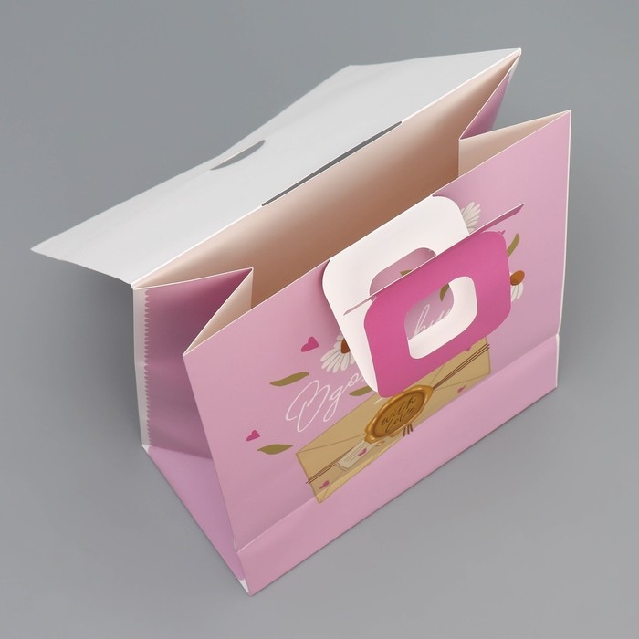 Пакет подарочный с формовым клапаном, упаковка, «Вдохновляй», 23 х 27 х 11.5 см Пакет подарочный с формовым клапаном, упаковка, «Вдохновляй», 23 х 27 х 11.5 см