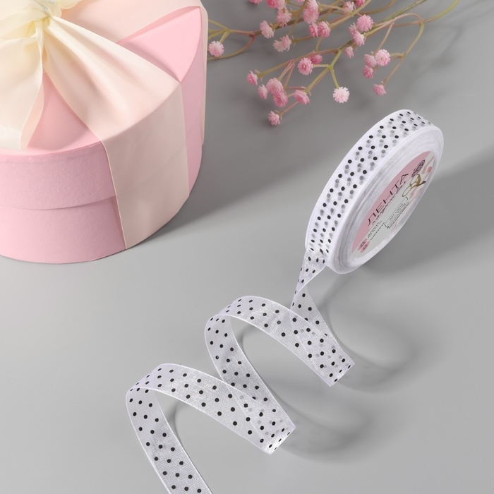 Лента капроновая «Горох», 15 мм, 23 ± 1 м, цвет белый Лента капроновая «Горох», 15 мм, 23 ± 1 м, цвет белый