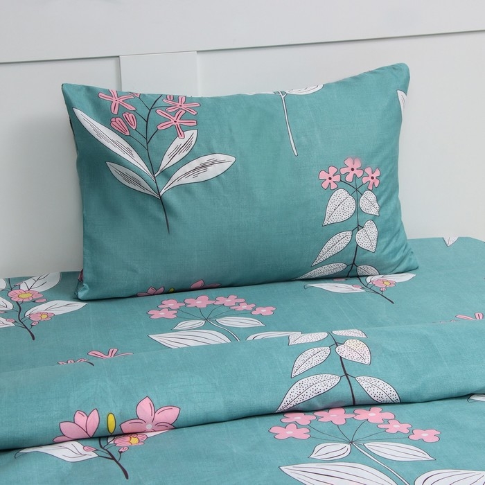 Постельное бельё 1,5сп Экономь и Я "Природа" 143*215см, 145*214см, 50*70см-1шт, 60г/м2, микрофибра