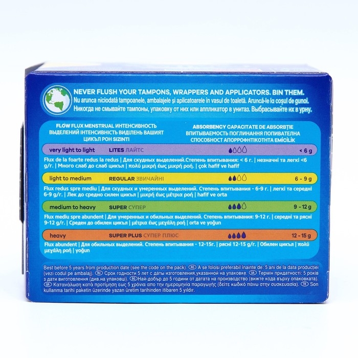 Тампоны Tampax с аппликатором, Compak Regular Duo, 16 шт.