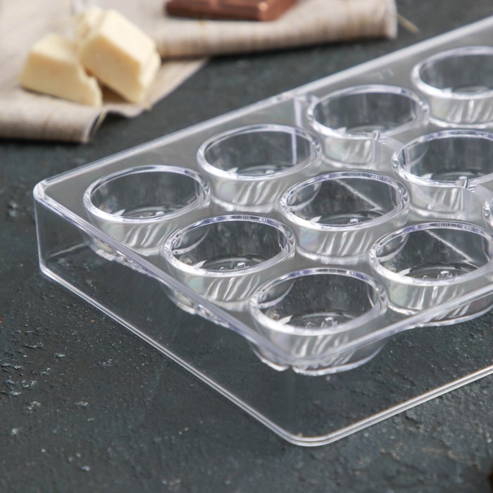 Форма для конфет и шоколада KONFINETTA «Шаффл», 27,5×17,5×2,5 см, 21 ячейка 3×3×1 см, цвет прозрачный Форма для конфет и шоколада KONFINETTA «Шаффл», 27,5×17,5×2,5 см, 21 ячейка 3×3×1 см, цвет прозрачный