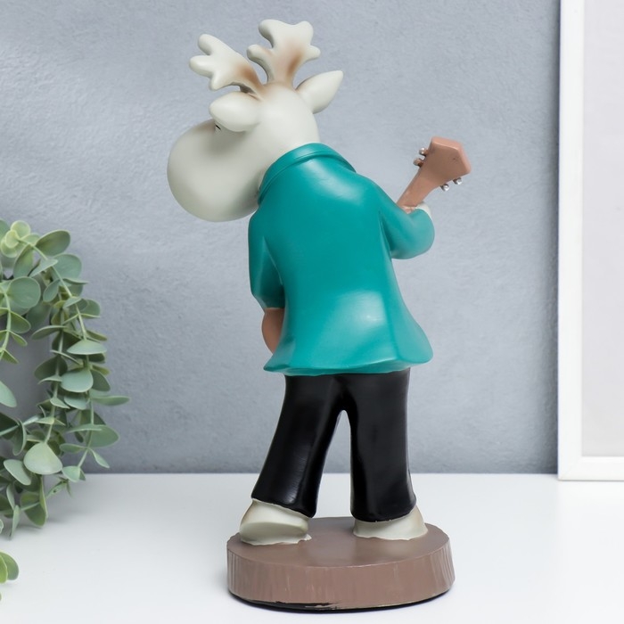 Сувенир полистоун Сувенир полистоун "Бременские музыканты. Лосик-гитарист" 30х14,5х16,5 см