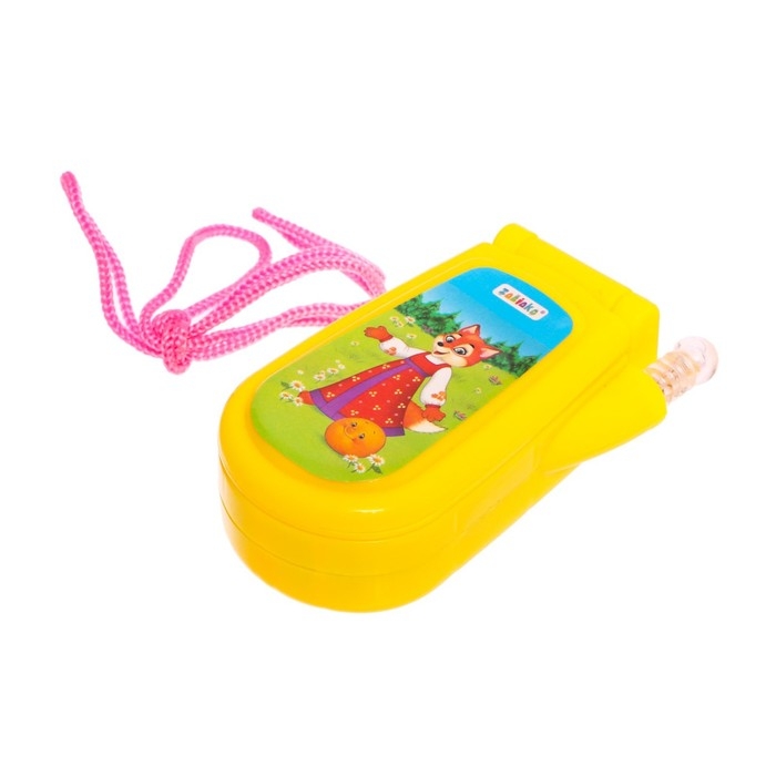 Музыкальный телефончик «Сказка», русская озвучка, световые эффекты, работает от батареек, МИКС Музыкальный телефончик «Сказка», русская озвучка, световые эффекты, работает от батареек, МИКС