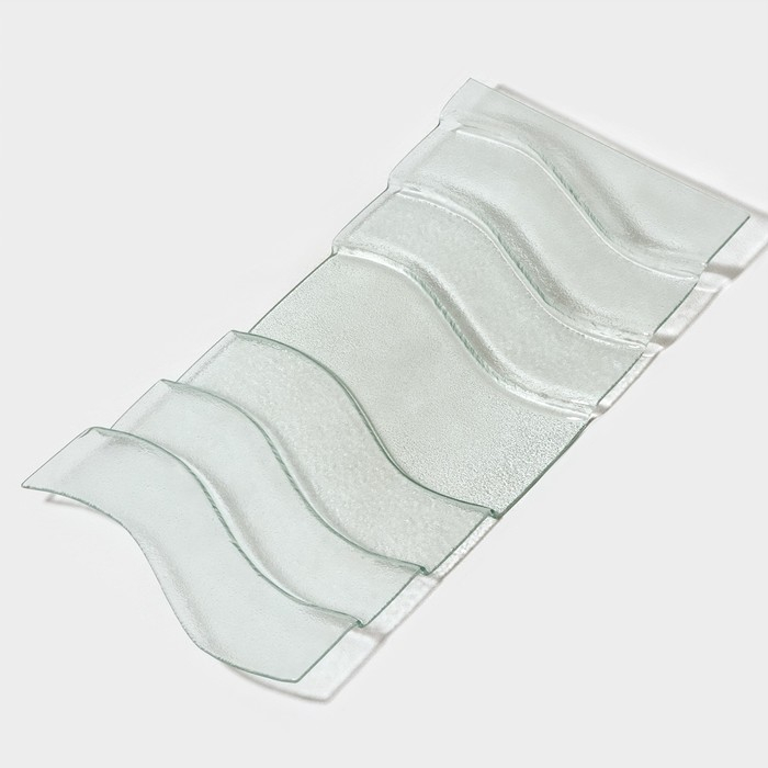 Блюдо стеклянное сервировочное Magistro «Авис», 7 ступеней, 40×76×8 см