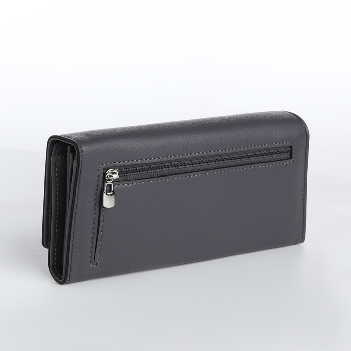 Кошелёк женский на магните, цвет серый Кошелёк женский на магните, цвет серый
