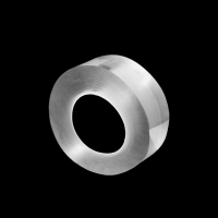 Клейкая нано лента TORSO, прозрачная, двусторонняя, акриловая 12 мм х 3 м