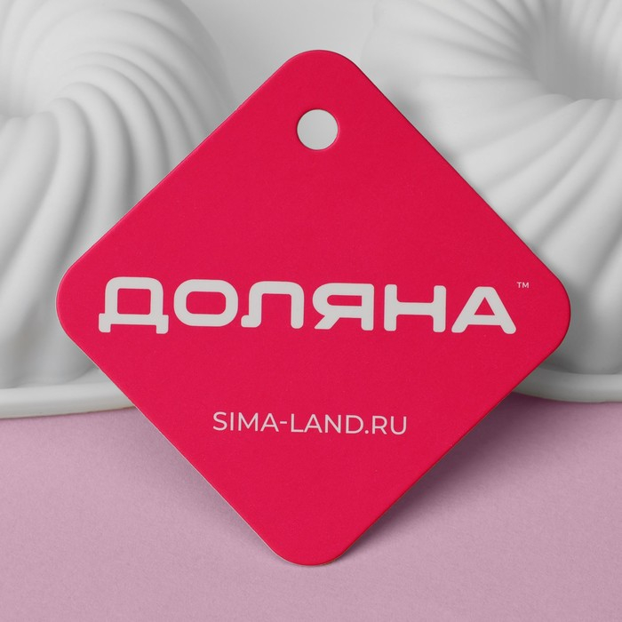 Форма для муссовых десертов и выпечки Доляна «Вихрь», 29,8×17,5×3 см, 6 ячеек (d=7,7 см), цвет МИКС Форма для муссовых десертов и выпечки Доляна «Вихрь», 29,8×17,5×3 см, 6 ячеек (d=7,7 см), цвет МИКС