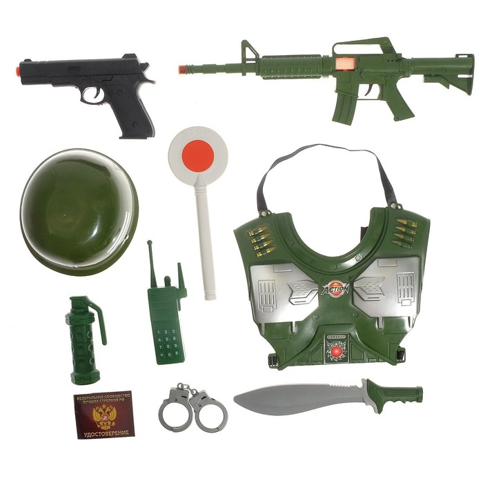 Набор военного «Отряд А», 9 предметов Набор военного «Отряд А», 9 предметов