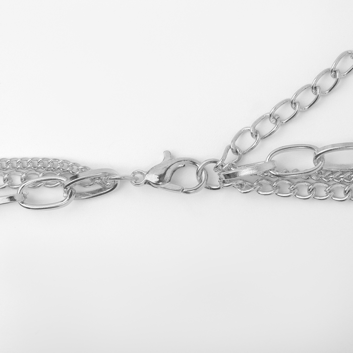 Кулон «Цепь» медальон, сердце, цвет серебро, 45см Кулон «Цепь» медальон, сердце, цвет серебро, 45см