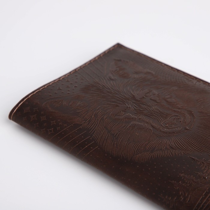 Обложка для паспорта, цвет коричневый Обложка для паспорта, цвет коричневый