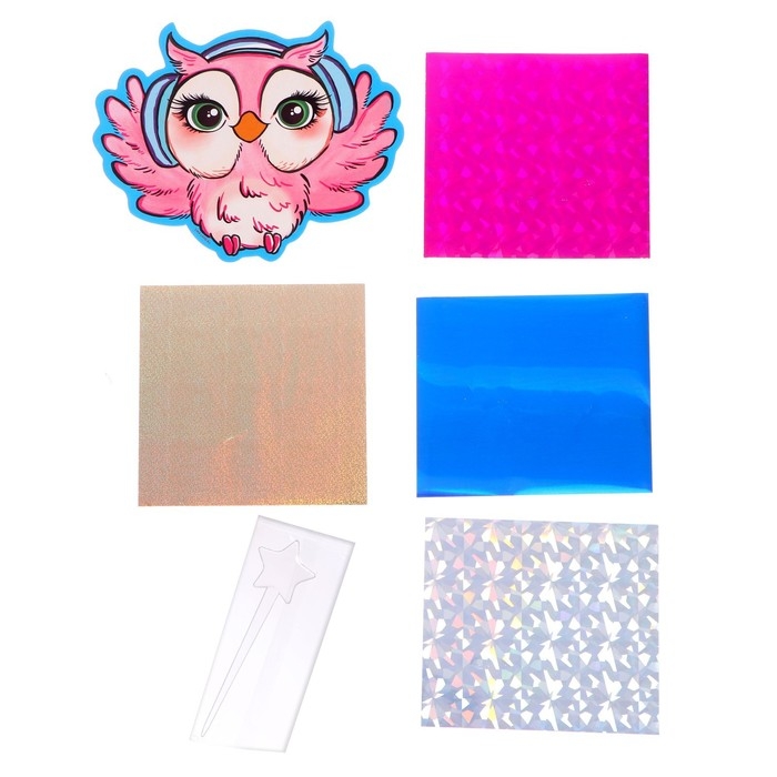 Аппликация фольгой «Милая сова» Аппликация фольгой «Милая сова»