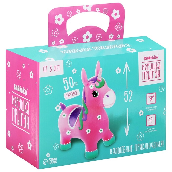 Попрыгун ZABIAKA «Единорог», 58х26х52 см, 1300 г Попрыгун ZABIAKA «Единорог», 58х26х52 см, 1300 г