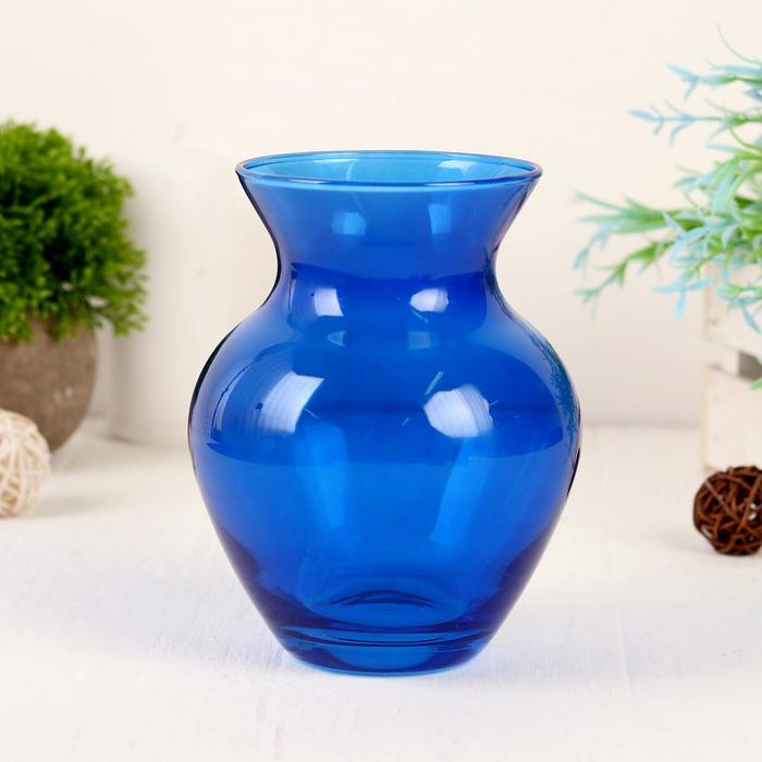 Ваза Ваза "Кобольт" d-8.5см, 11х14,5см, V-0.8л