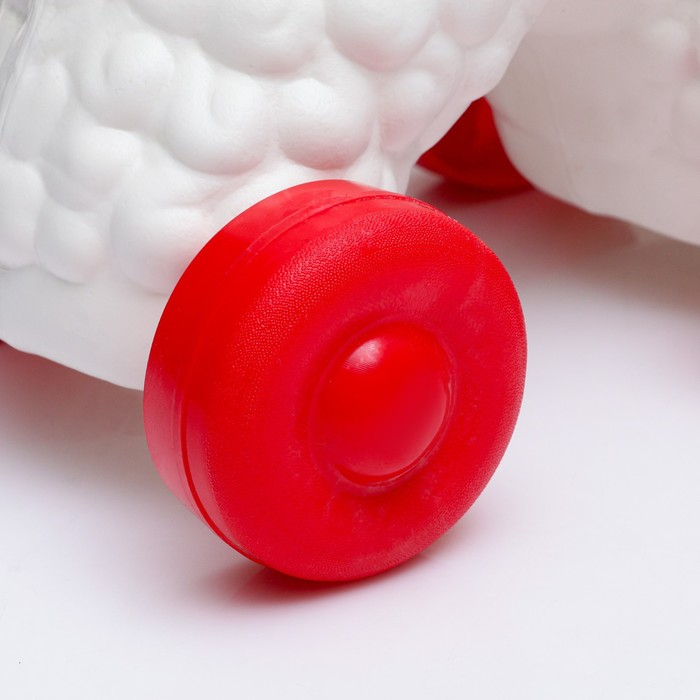 Развивающая игрушка - каталка детская  Развивающая игрушка - каталка детская "Пудель" на веревочке, 26 х 15 х 27 см