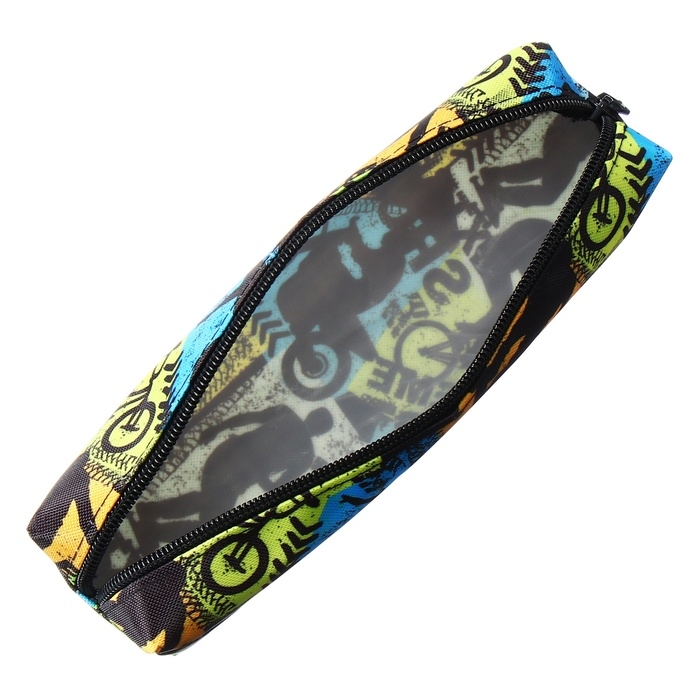 Пенал школьный на молнии Пенал школьный на молнии "Спорт", микс