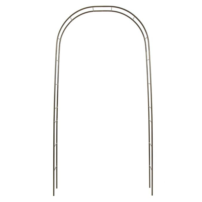 Арка садовая, разборная, 240 × 125 × 36.5 см, металл, бронзовая Арка садовая, разборная, 240 × 125 × 36.5 см, металл, бронзовая