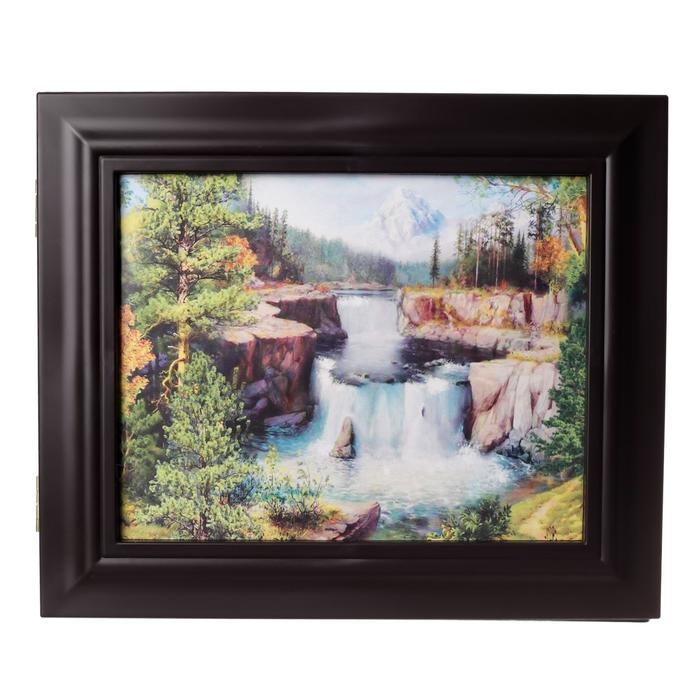 Ключница Ключница "Водопад" Венге 26х31х4,5 см