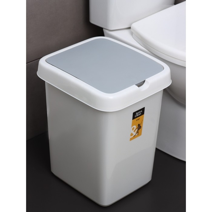 Контейнер для мусора Svip «Квадра», 25 л, цвет МИКС Контейнер для мусора Svip «Квадра», 25 л, цвет МИКС