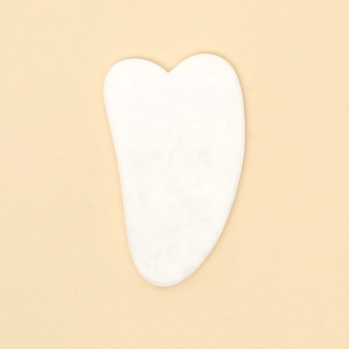 Массажер для лица, гуаша набор «Вдохновляй», 14 х 20 см, кальцит Массажер для лица, гуаша набор «Вдохновляй», 14 х 20 см, кальцит