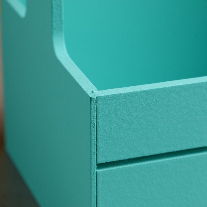 Набор кашпо деревянных 3 в 1 (29×18×33; 25×15×30; 21×12×23) "Аром", Тиффани