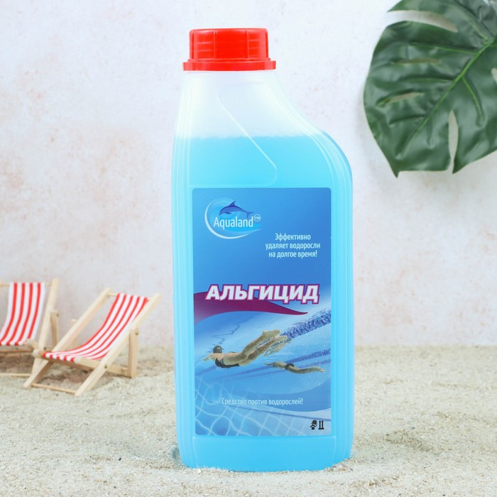 Средство для очистки воды в бассейне Aqualand, от водорослей, 1 л Средство для очистки воды в бассейне Aqualand, от водорослей, 1 л