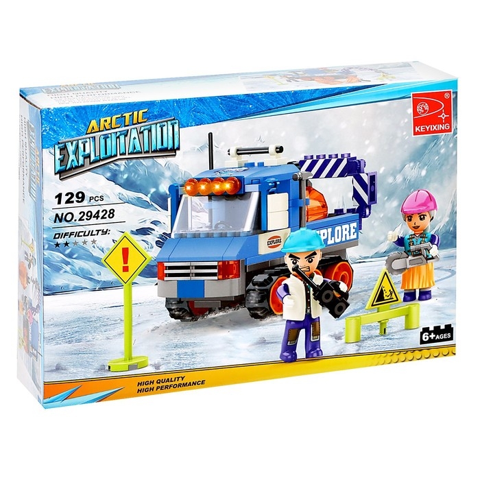 Конструктор «Арктика. Снежные строители», 129 деталей Конструктор «Арктика. Снежные строители», 129 деталей