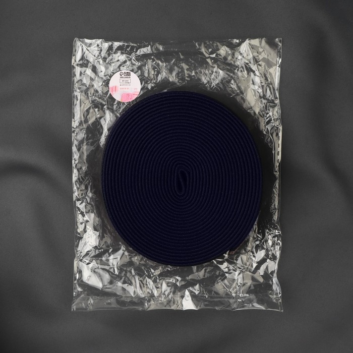 Резинка тканая, мягкая, 30 мм, 4,5 ± 0,5 м, цвет тёмно-синий/красный Резинка тканая, мягкая, 30 мм, 4,5 ± 0,5 м, цвет тёмно-синий/красный