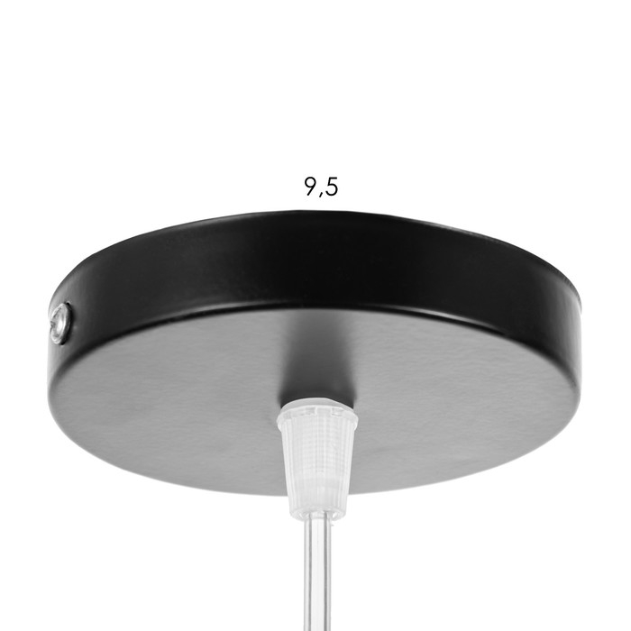 Светильник Светильник "Тейла" 1хЕ27 40Вт черный 12х12х18-118 см