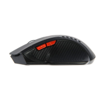 Мышь Luazon MB-2.6, беспроводная, оптическая, 1600 dpi, 2xAAA (не в компл.), USB,черно-серая