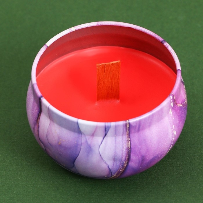 Ароматическая свеча из соевого воска «Дом волшебства», аромат роза, 6 х 6 х 4 см. Ароматическая свеча из соевого воска «Дом волшебства», аромат роза, 6 х 6 х 4 см.