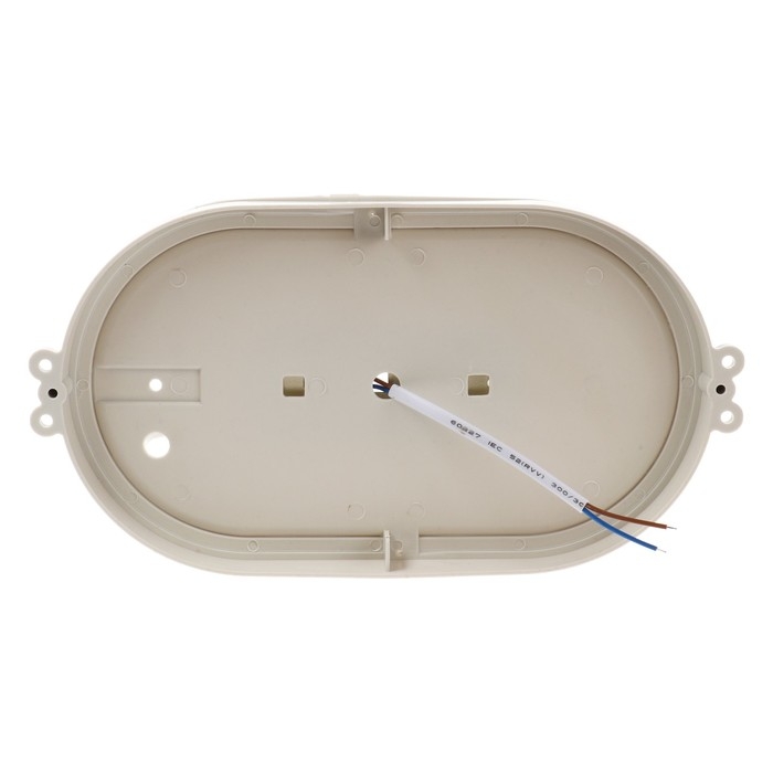 Светильник ЖКХ светодиодный, 6 Вт, IP54, 6500К, 220В, овал, пластик, белый Светильник ЖКХ светодиодный, 6 Вт, IP54, 6500К, 220В, овал, пластик, белый