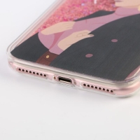 Чехол на телефон iPhone 7/8 PLUS с блёстками внутри Ambition, 7,7 × 15,8 см