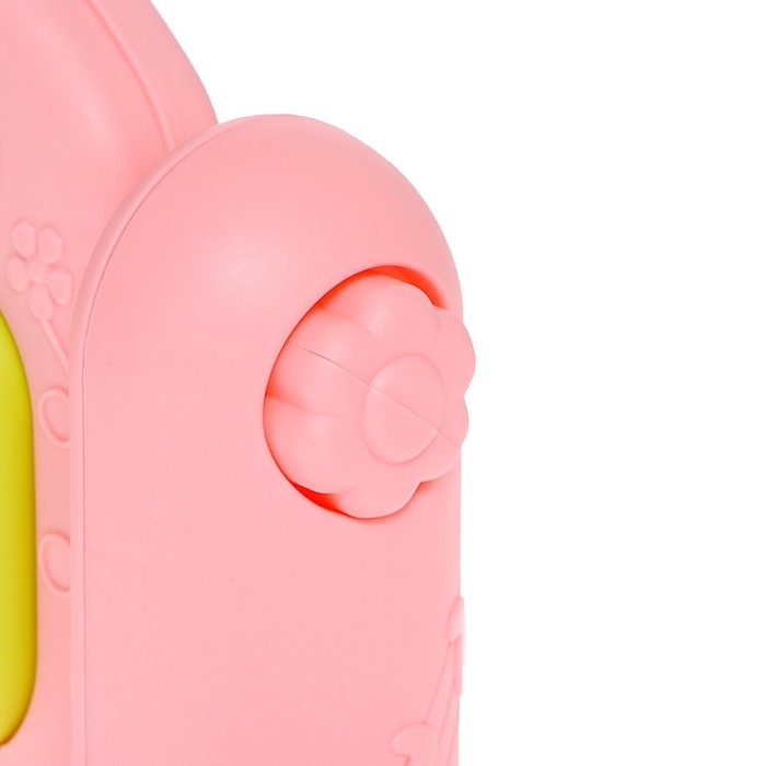 Музыкальный развивающий коврик с пианино, русская озвучка, свет, цвет розовый Музыкальный развивающий коврик с пианино, русская озвучка, свет, цвет розовый