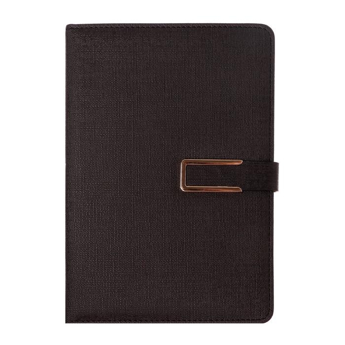 Органайзер А5, с хлястиком, 100 листов в линейку, обложка ПВХ, чёрный Органайзер А5, с хлястиком, 100 листов в линейку, обложка ПВХ, чёрный