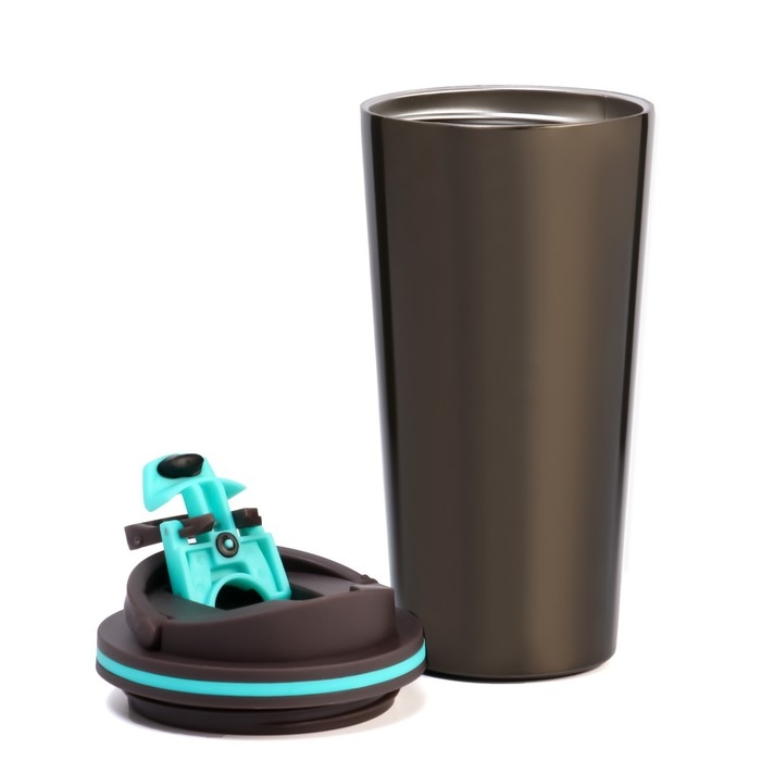 Термокружка, 500 мл, Классика Термокружка, 500 мл, Классика "Мастер К.", сохраняет тепло 8 ч, 9 х 18.5 см