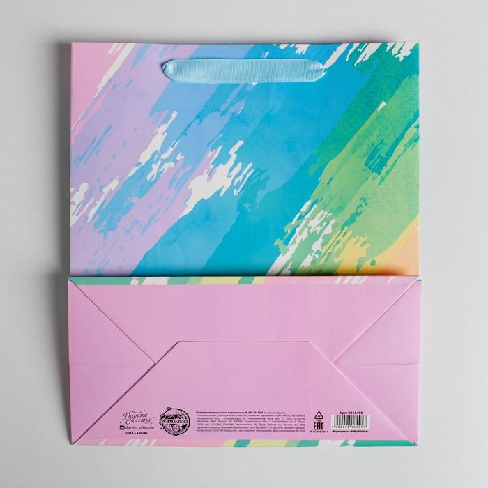 Пакет подарочный ламинированный вертикальный, упаковка, «Неповторимых эмоций», ML 23 х 27 х 11,5 см Пакет подарочный ламинированный вертикальный, упаковка, «Неповторимых эмоций», ML 23 х 27 х 11,5 см