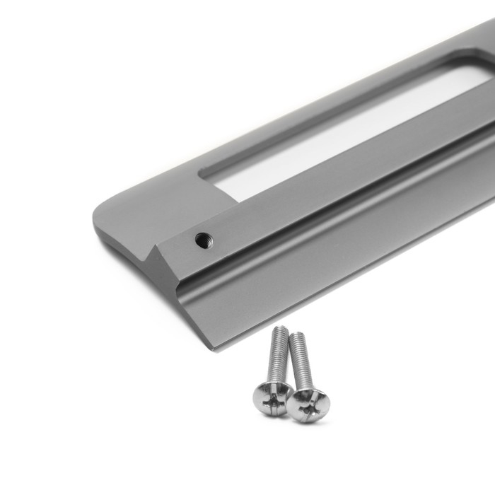 Ручка скоба мебельная RS1402, м/о=128, цвет графит Ручка скоба мебельная RS1402, м/о=128, цвет графит