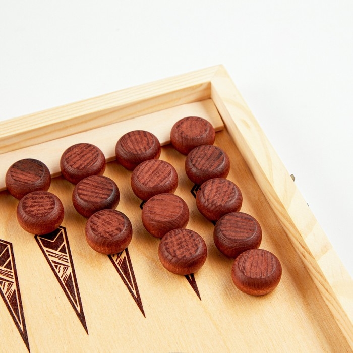 Нарды деревянные большие, настольная игра Нарды деревянные большие, настольная игра "Дракон", 40 х 40 см