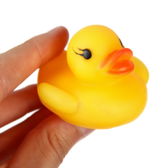 Набор резиновых игрушек для ванны «Утята с кругом», 8 см, с пищалкой, 4 шт., цвет МИКС, Крошка Я Набор резиновых игрушек для ванны «Утята с кругом», 8 см, с пищалкой, 4 шт., цвет МИКС, Крошка Я