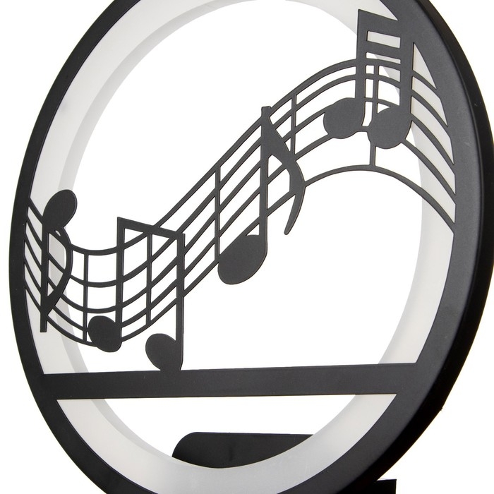 Бра 2497/1 LED 15Вт 4000К черный 24х24х30 см