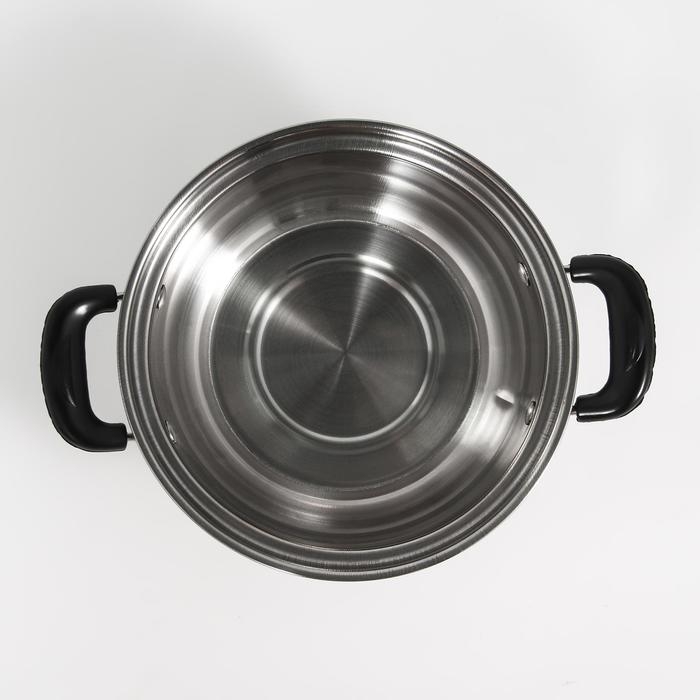 Кастрюля из нержавеющей стали Promo, 900 мл, 16×7 см, с крышкой Кастрюля из нержавеющей стали Promo, 900 мл, 16×7 см, с крышкой