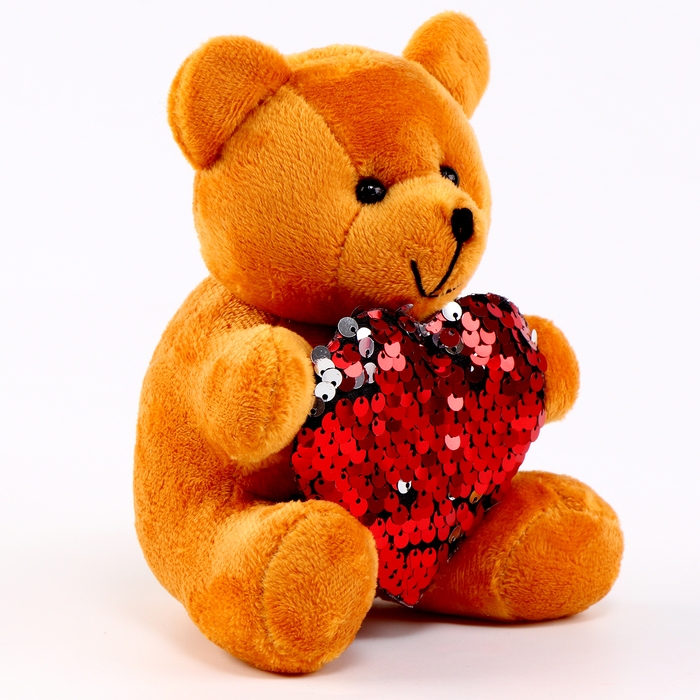 Мягкая игрушка «Мишка с сердцем», 15 см Мягкая игрушка «Мишка с сердцем», 15 см