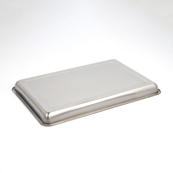 Противень из нержавеющей стали Luxstahl, 60×40×4,8 см Противень из нержавеющей стали Luxstahl, 60×40×4,8 см