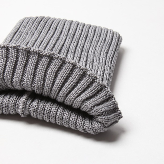 Комплект детский (шапка, снуд) MINAKU  р-р 54-56, цвет серый